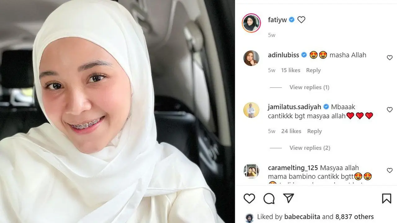 Penampilan Baru Istri Babe Cabita Makin Cantik Dengan Berhijab Entertainment Fimela