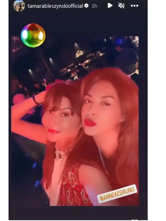 Potret Tamara Bleszynski Di Ultah Sahabat Tampil Pede Pakai Stocking Jaring Hot Liputan