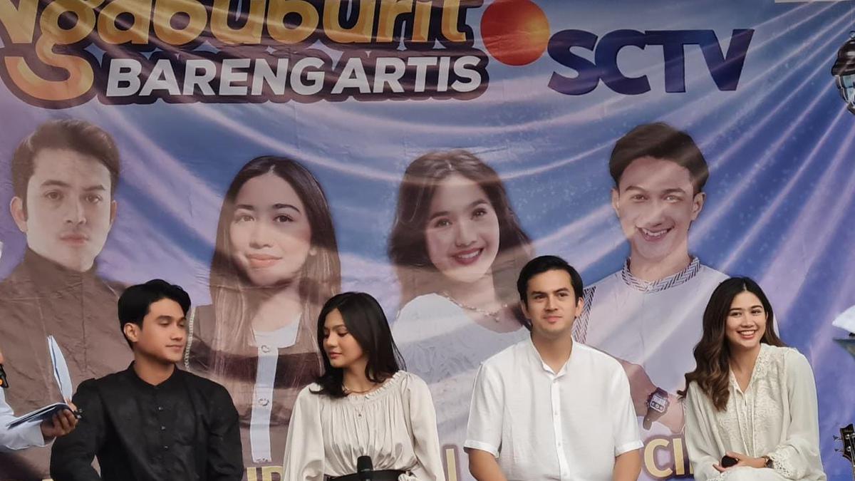 Para Pemain Sinetron Bidadari Surgamu Dan Tajwid Cinta Meriahkan Ngabuburit Bareng Artis SCTV Di