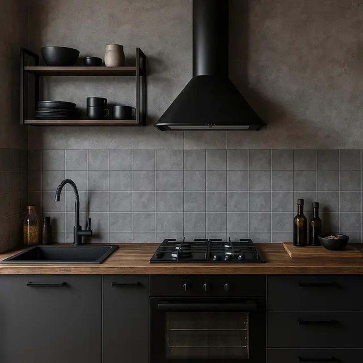 7 Ide Dapur dengan Dinding Keramik 2025, Bikin Ruang Masak Makin Estetik