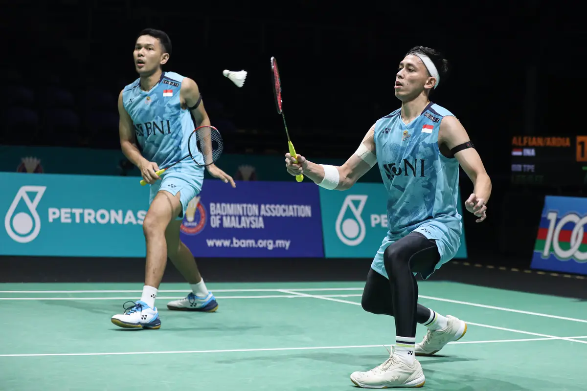 Fajar Alfian/Muhammad Rian Ardianto - Malaysia Open 2024 - Bulu Tangkis