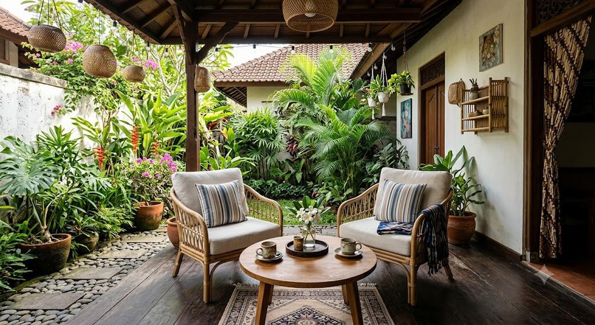 14 Area Duduk Outdoor ala Hotel, Inspirasi Ruang Santai Mewah di Rumah