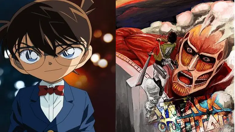 Detective Conan Tundukkan Attack on Titan di Oricon