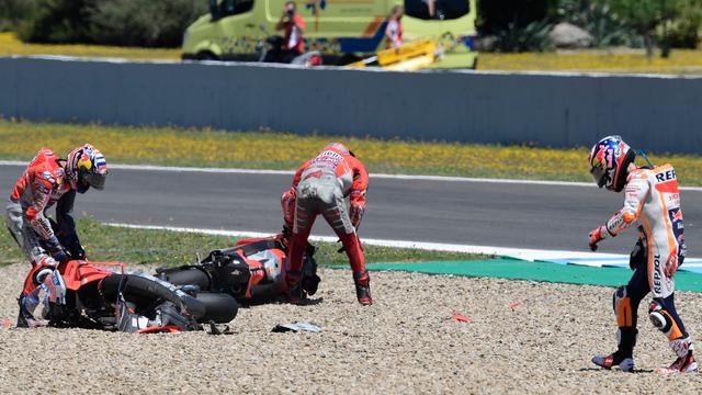 Insiden Tabrakan Beruntun di MotoGP Spanyol