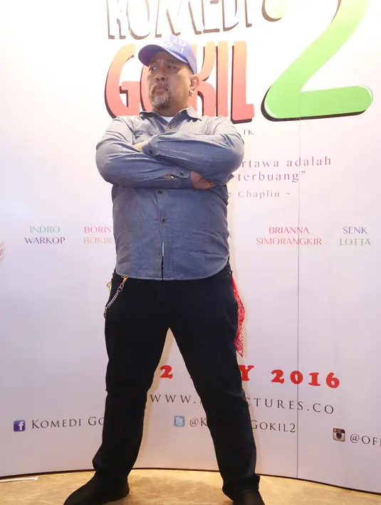 Drs. H. Indrodjojo Kusumonegoro atau biasa disapa Indro itu mendapat banyak surprise dan ucapan selamat mencapai 1.700 pesan. (Nurwahyunan/Bintang.com)