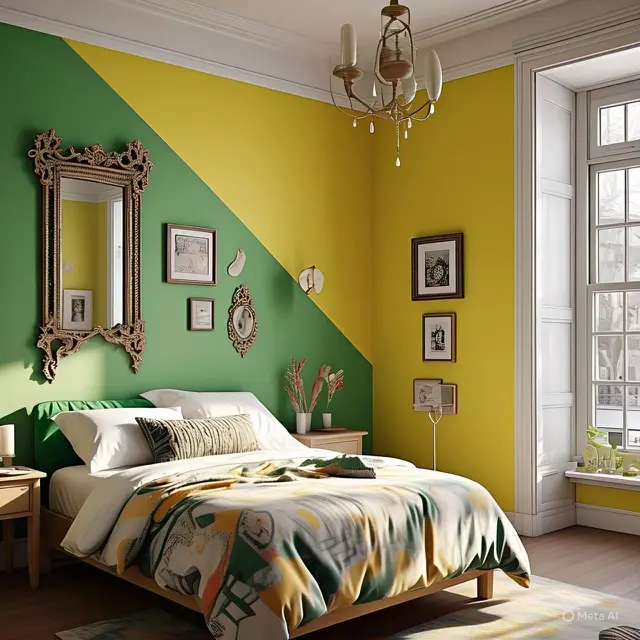 6 Kombinasi Warna Kamar Tidur Menenangkan, Bikin Suasana Jadi Lebih Hidup
