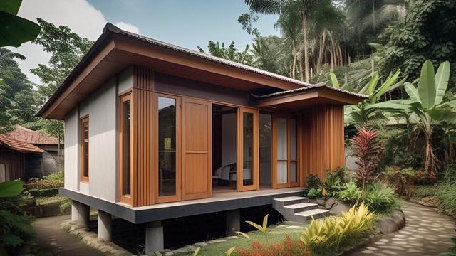 6 Ide Rumah Desa 1 Lantai dengan Ruang Kerja Work From Home yang Nyaman