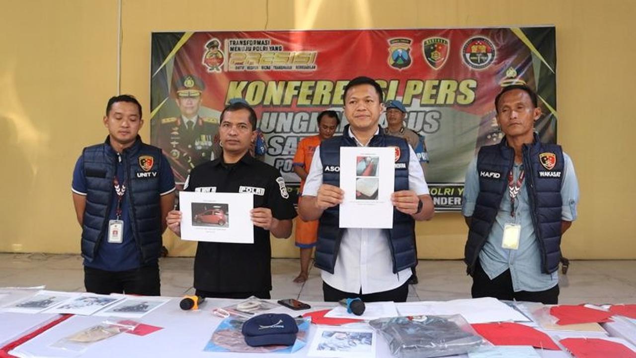 Polisi menangkap DPO penipuan umrah di Sidoarjo. (Istimewa)