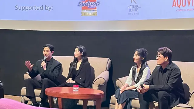Konferensi pers film "You Are The Apple Of My Eye" yang diadakan pada Senin (10/02/2025) di Epicentrum XXI (Dok/Fimela.com/Rianti Fitri Wulandari)