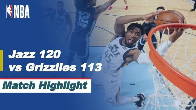 Berita video highlights NBA Playoffs, pertandingan antara Utah Jazz melawan Memphis Grizzlies, Selasa (1/5/2020).
