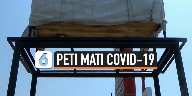 VIDEO: Tingkatkan Kesadaran Masyarakat, Pemkot Jakarta Utara Bangun Tugu Peti Mati Covid-19