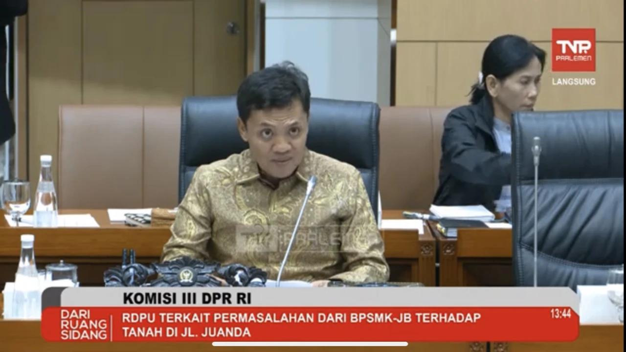 Komisi III DPR Minta Kasus Konflik Agraria Dihentikan Sementara
