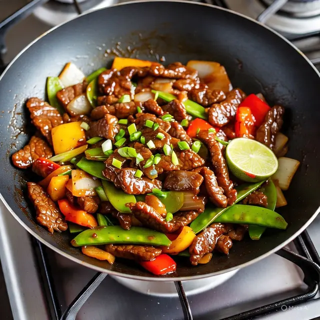 Tumis Daging Sapi Saus Lada Hitam