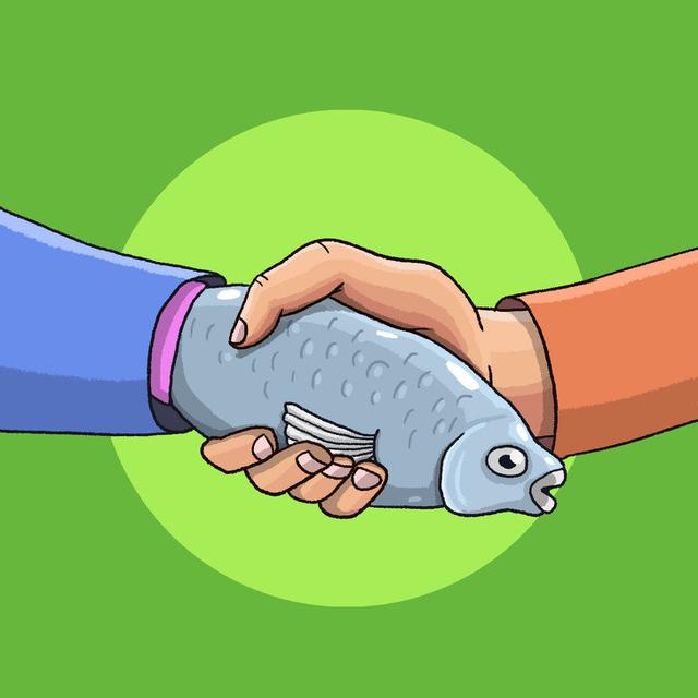 Ilustrasi jabat tangan