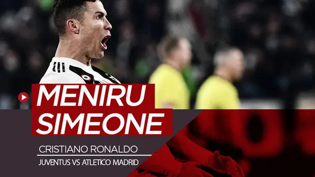 VIDEO: Cristiano Ronaldo Tiru Selebrasi Diego Simeone