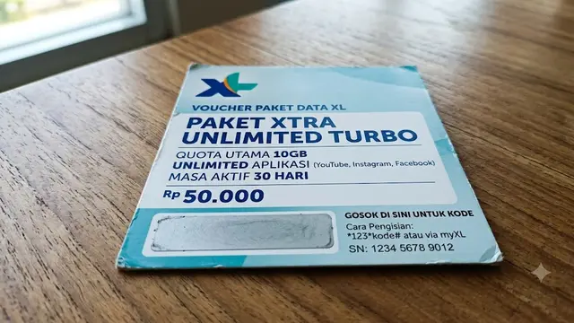 Cara Memasukkan Voucher XL