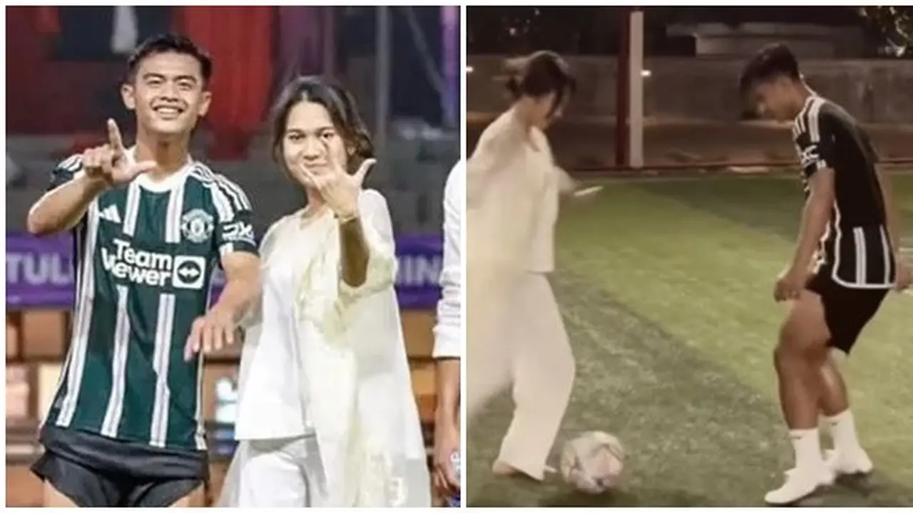 6 Momen Arhan dan Azizah Saat Main Bola, Netizen: Serasa Lapangan Milik Berdua