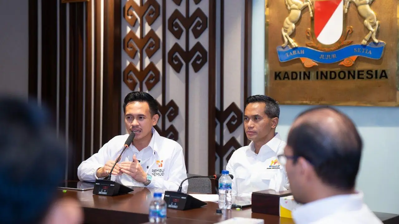 Aidil Afdan Pananrang, Founder Rembuk Pemuda (kiri) dan Andindya Bakrie, Ketua Umum KADIN (Istimewa)