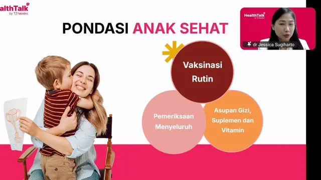 Dokter spesialis anak Jessica Sugiharto berbagi tips soal menjaga anak agar tetap sehat.