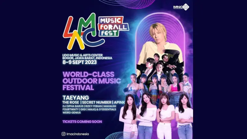 Poster Festival Music LMAC