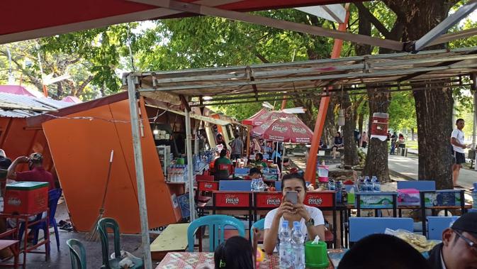 Kawasan Kuliner Kanre Rong Makassar (Liputan6.com/Fauzan)