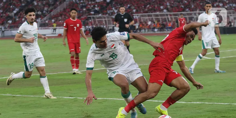 Timnas Indonesia Tumbang 0-2 dari Irak