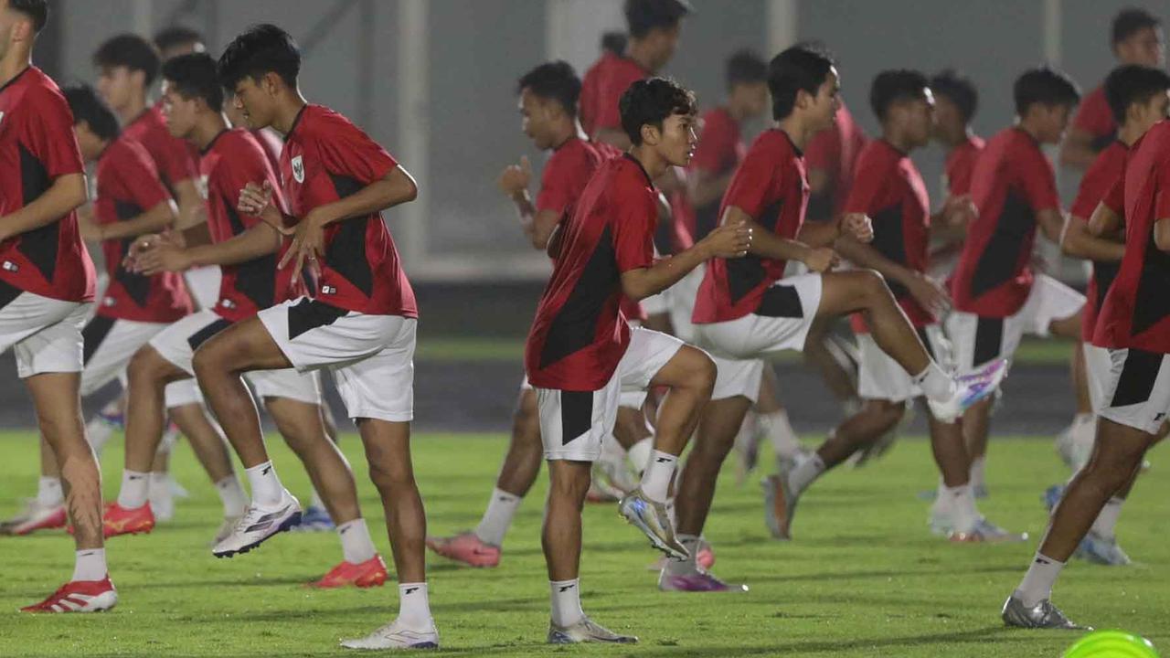 FOTO: Latihan Terakhir Timnas U-23 di GBK, Siap Tuntaskan Balas Dendam Lawan Vietnam