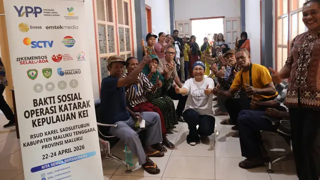 Kolaborasi antara Emtek,  YPP, Kementerian Sosial Republik Indonesia, dan tim dokter PERDAMI. Dok. SCTV