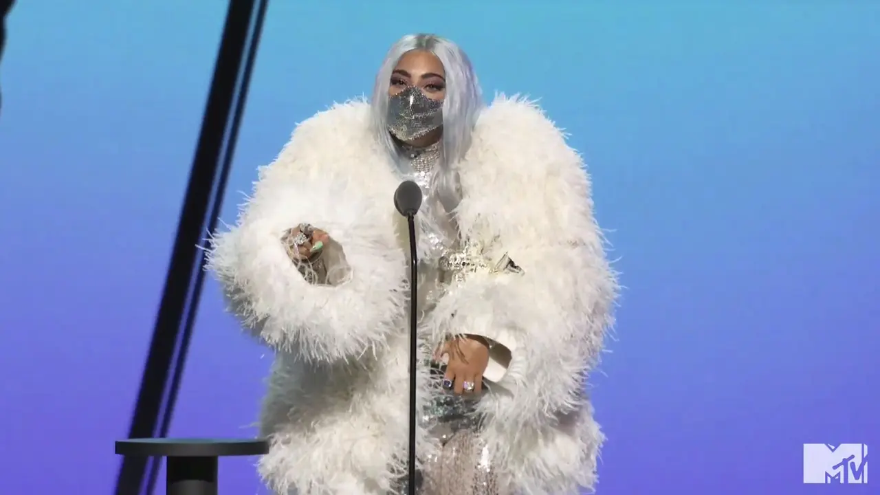 Lady Gaga dalam MTV VMA 2020 (MTV via AP)