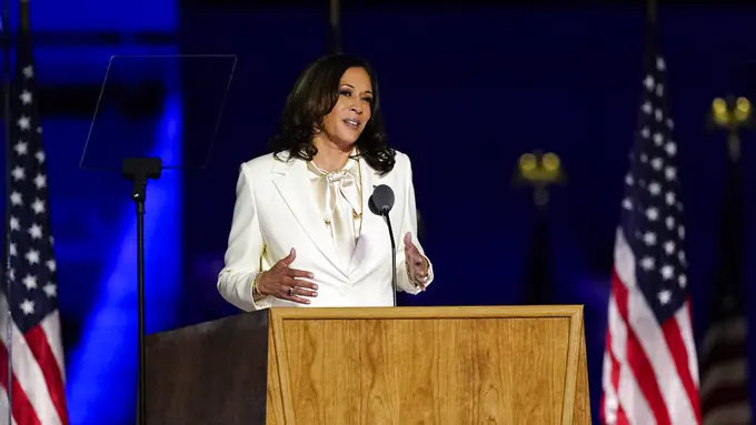 FOTO: Joe Biden - Kamala Harris Sampaikan Pidato Kemenangan Pilpres AS 2020