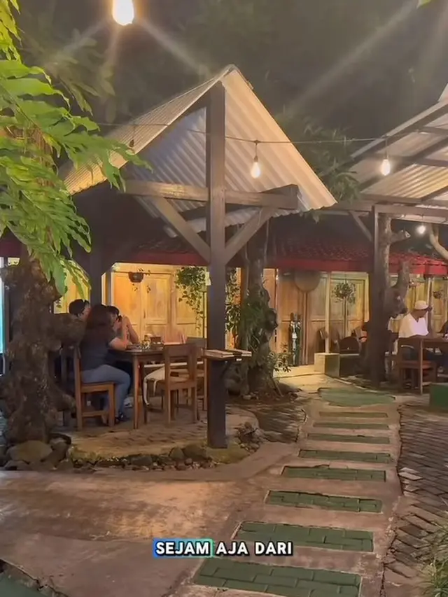 Desain Warung Makan Andre Taulany yang Asri