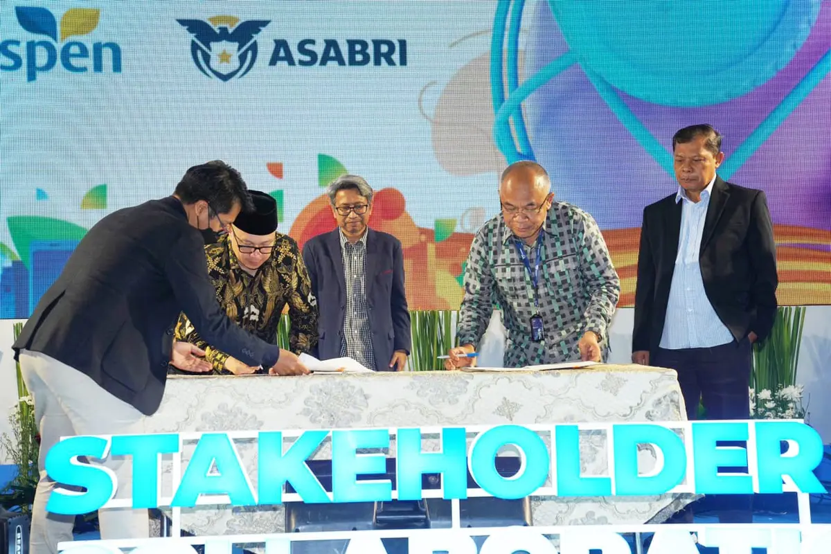 PT ASABRI (Persero) dengan Kementerian Keuangan melakukan penandatanganan Perjanjian Kerja Sama (PKS) dalam rangka pertukaran data peserta ASABRI
