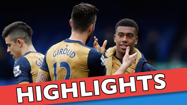 Everton vs Arsenal 0-2: Iwobi Cetak Gol Perdana untuk Arsenal
