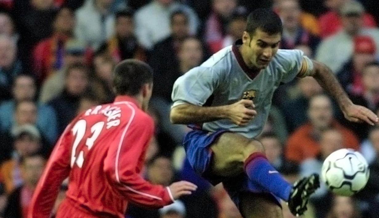 Guardiola menghabiskan kebanyakan karirnya sebagai pemain di Barcelona dan dipercaya menjadi kapten di 4 tahun terakhirnya bersama Barcelona. (Odd Andersen)