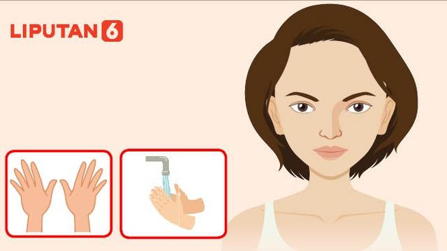 Banner Infografis 3 Area Wajah Sering Disentuh Tangan Rentan Covid-19. (Liputan6.com/Abdillah)