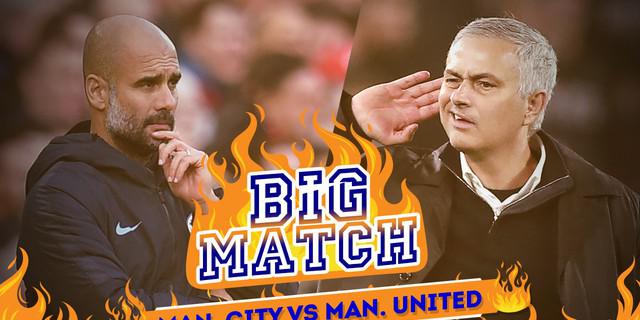 VIDEO: Manchester City Vs Manchester United, Ajang Pembuktian Mourinho dan Guardiola