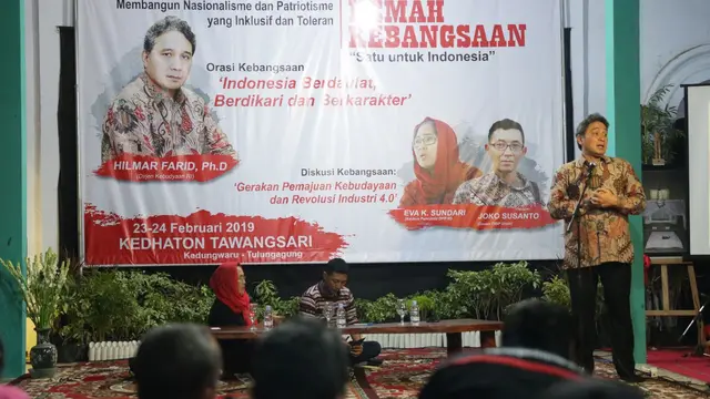 Kemah kebangsaan di bumi perdikan Desa Tawangsari, Kabupaten Tulungagung, Jawa Timur