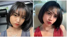 Fuji unggah gaya rambut terbarunya yang mirip dengan kakak ipar.(Sumber: Instagram/fuji_an)