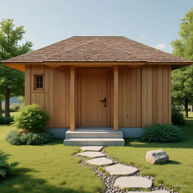 Rumah Kayu 4x6 Sederhana