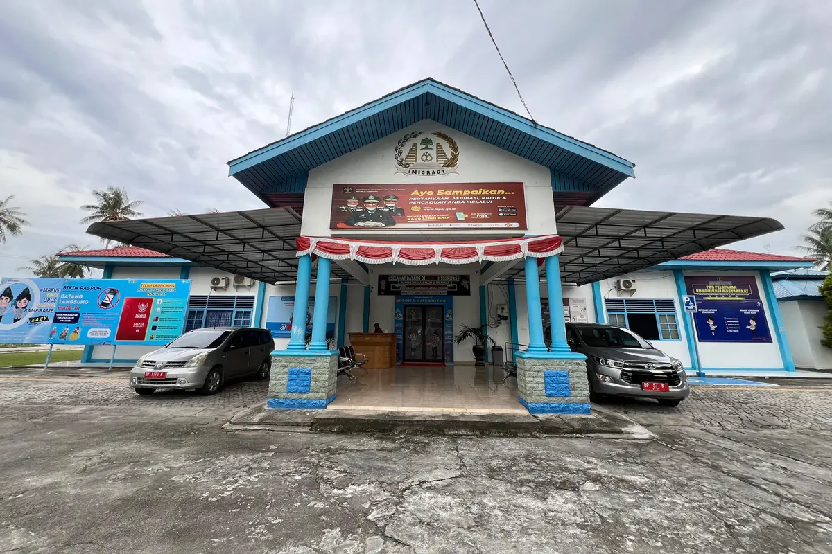 Kantor Imigrasi Kelas II TPI Ranai, Kamis (28/8/2024).