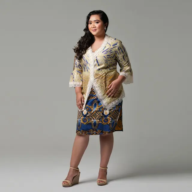 Model Baju Bridesmaid untuk Orang Gemuk Agar Terlihat Langsing/Ilustrasi AI