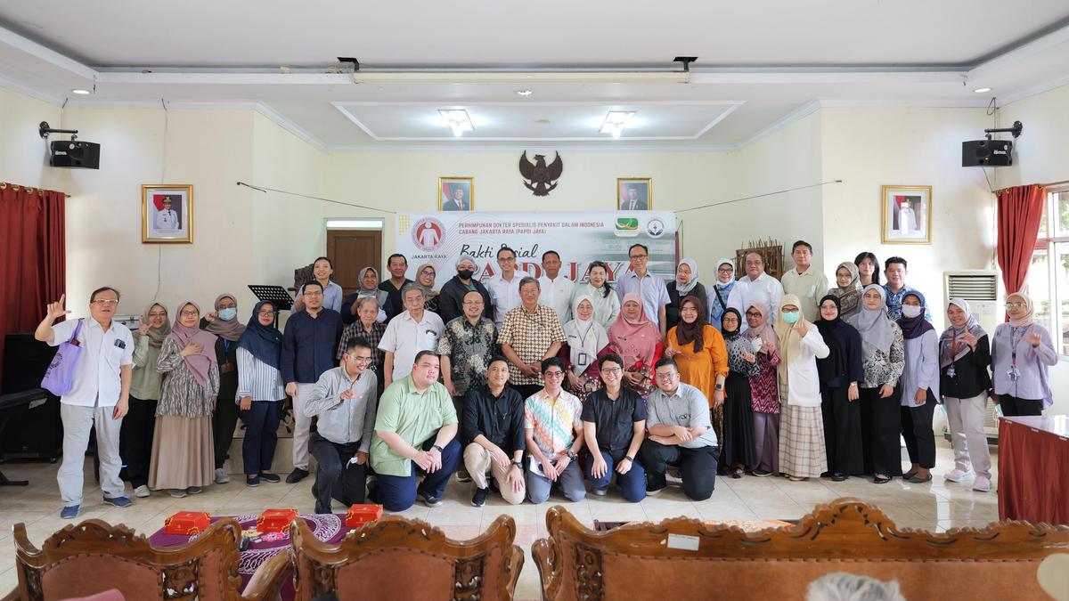 PAPDI DKI Jakarta Gelar Vaksinasi Influenza dan Penyuluhan Kesehatan untuk Lansia di Panti Sosial Jakarta Barat