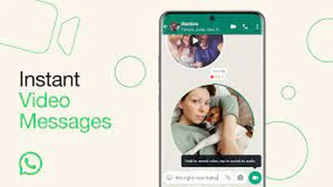 Fitur Baru Video Message WhatsApp yang Dapat Kirimkan Video 60 Detik dengan Memencet Sekali Tombol Mic di Kanan Bawah, Sekarang Dapat Dinonaktifkan (Sumber: Meta)