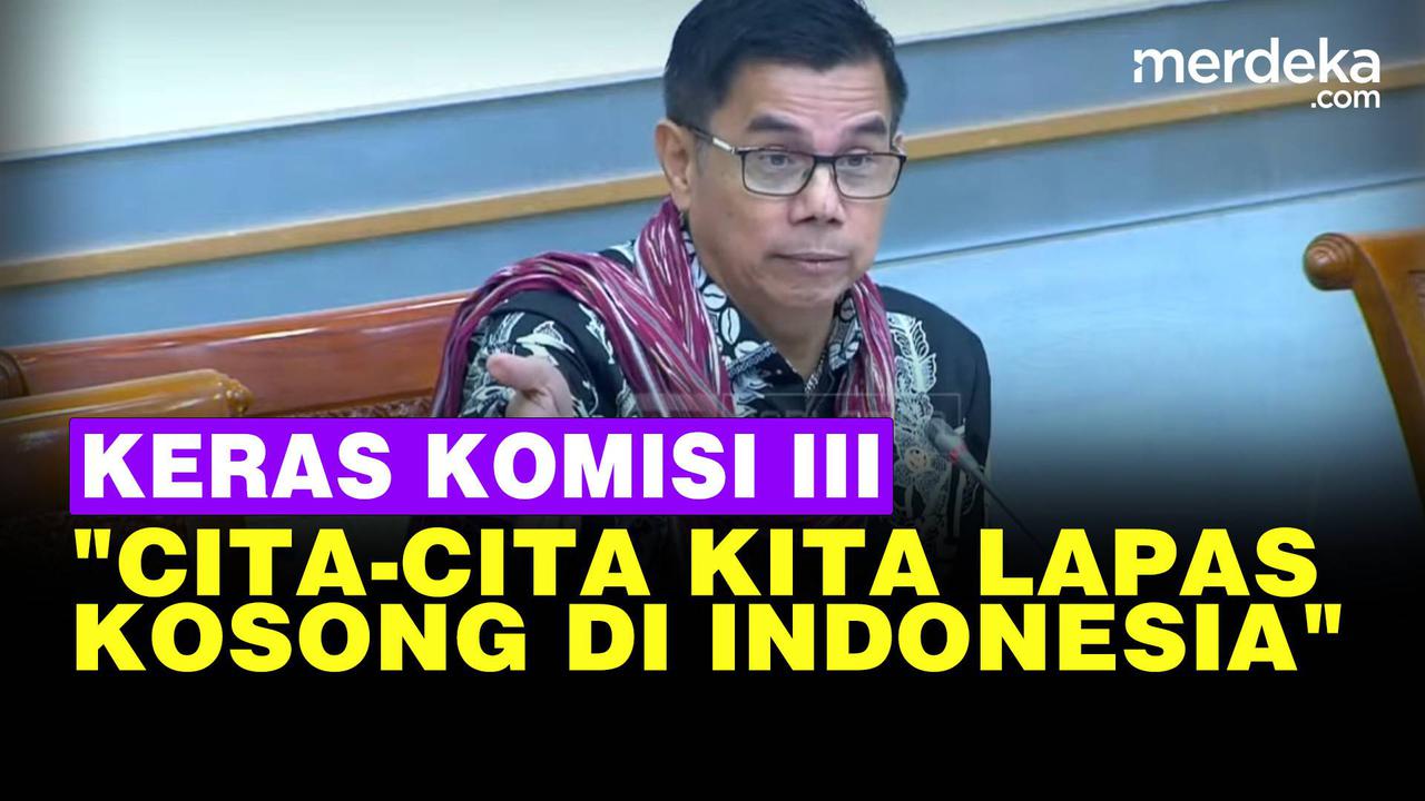 VIDEO: Anggota Komisi III Sentil Menteri Yasonna Soal Cita-Cita Penjara di Indonesia