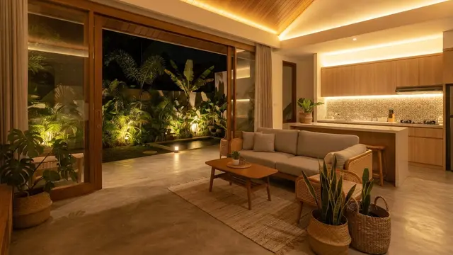 Desain Rumah Type 60 dengan Ruang Terbuka