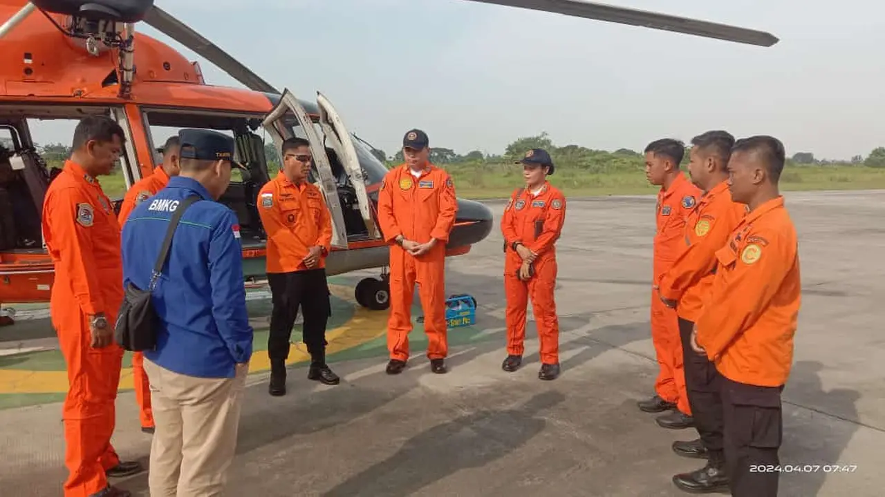 Basarnas siagakan helikopter patroli amankan mudik lebaran di Ketapang-Gilimanuk. (Istimewa)