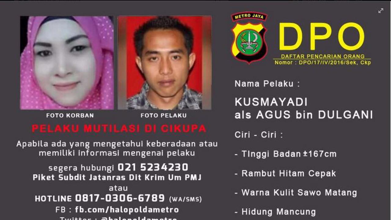 Geram, Krishna Murti Sebar Foto Pelaku Mutilasi Tangerang di FB