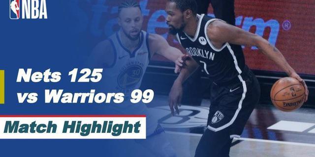 VIDEO: Highlights NBA, Brooklyn Nets Bungkam Golden State Warriors