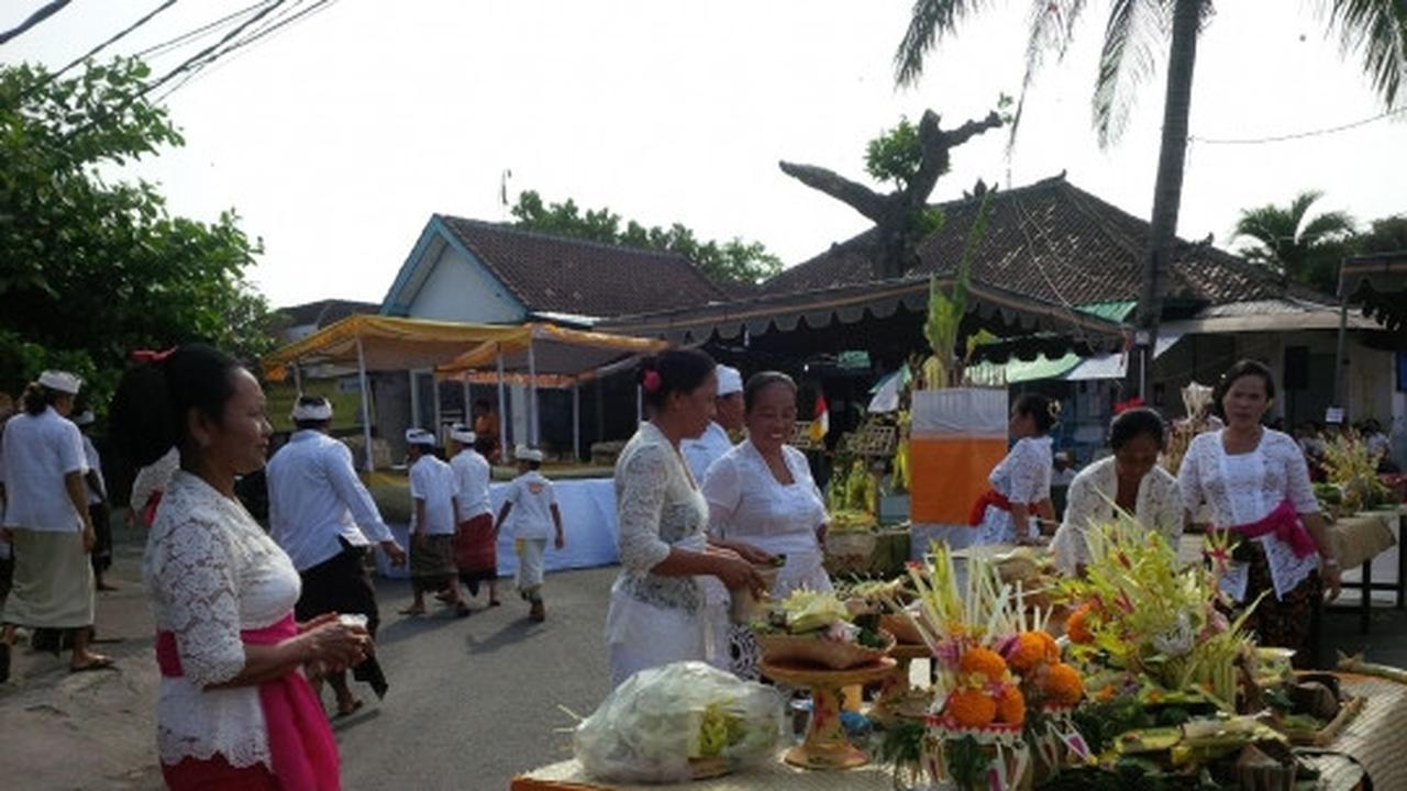 Kematian Angeline, warga Desa Adat Kesiman gelar upacara pembersihan