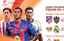 Simak Jadwal LaLiga 2025/26 Pekan ke-12, Eksklusif di Vidio